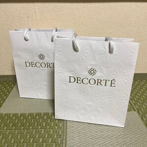 【美品】DECORT ショッパー 紙袋 2点セット 未使用 デコルテ コスメデコルテ