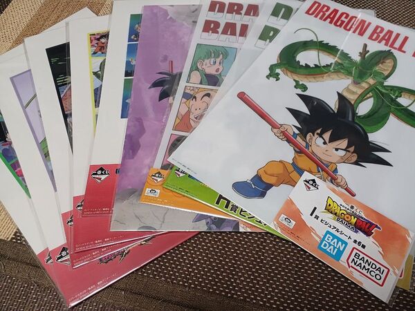 一番くじ ドラゴンボール ビジュアルシート9枚 セット