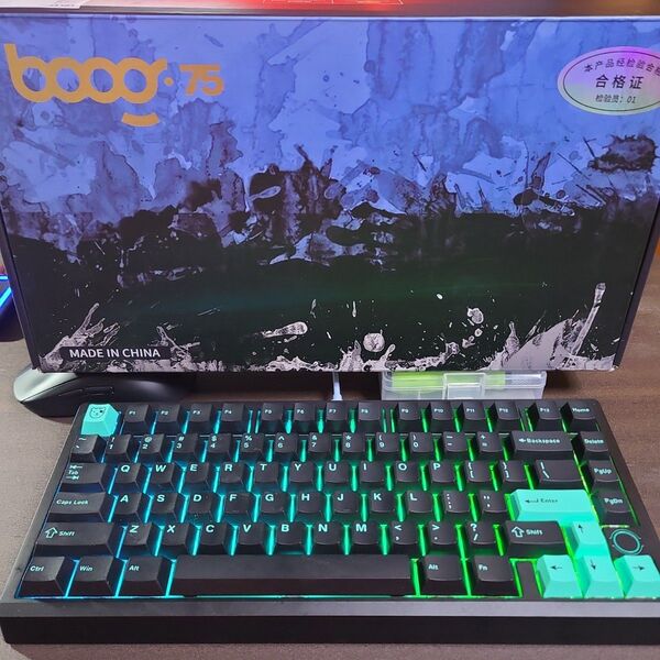 Meletrix BOOG75 HE ラピッドトリガー搭載 ゲーミングキーボード