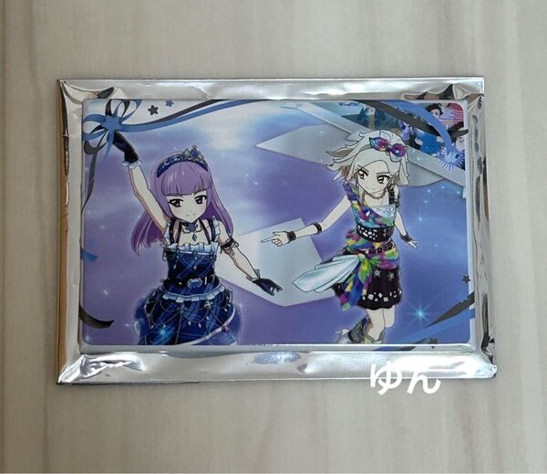 アイカツ! 輝きのユニットカップ ふたりでユニット 缶バッジ 氷上スミレ 黒沢凛