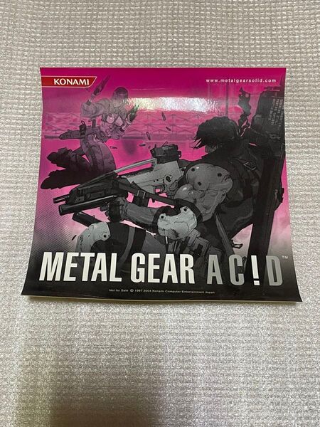 メタルギア アシッド ステッカーシール