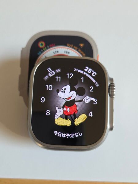 Apple Watch Ultra GPS+Cellular 49mm チタニウムケース MQFR3J/A バッテリー100%