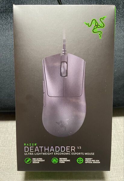 RAZER DeathAdder V3 有線 ゲーミングマウス