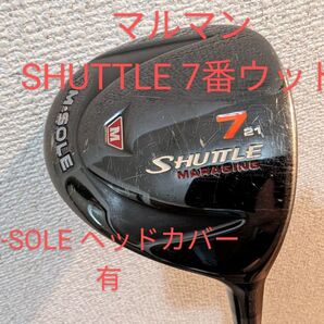 maruman M-SOLE 7番フェアウェイウッド ヘッドカバー有