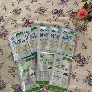 クレバー クリアプロテインマッスル塩レモン味25g(1回分)×5個+マスカット味25g(1回分)×3個セット お試し ジム