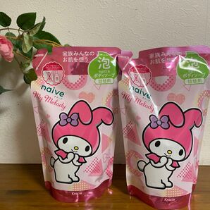 Kracie naive マイメロディ ボディソープ つめかえ用 2個セット 泡タイプ 480mL ×2個セットナイーブ