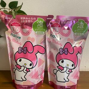 Kracie naive マイメロディ ボディソープ つめかえ用 2個セット 泡タイプ 480mL ×2個セット ナイーブ