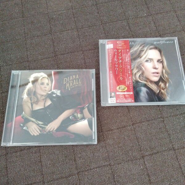 ダイアナ・クラールのCD 2枚ウォールフラワーとグラッドラグドール日本盤帯付きSHMCD