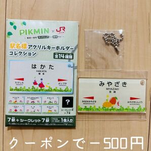 JR九州×ピクミン 駅名標アクリルキーホルダー