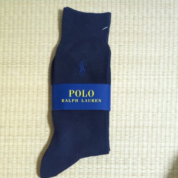 POLO RALPH LAUREN 靴下 ネイビー 未使用 25-27cm