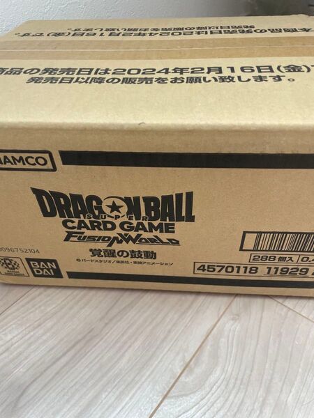 覚醒の鼓動 フュージョンワールド 1カートン 12BOX入り ドラゴンボール カードゲーム