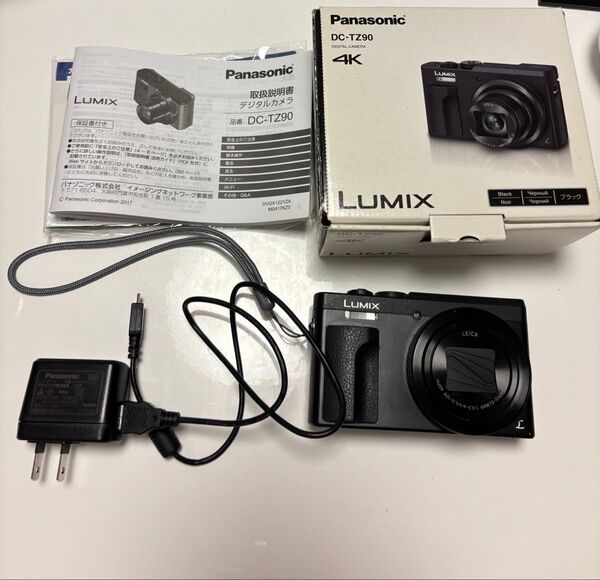 Panasonic LUMIX DC-TZ90 4K コンパクトデジタルカメラ