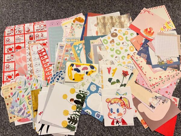 紙もの おすそわけ 紙博 メモ ラベラーシール 平袋 表現社 手紙舎