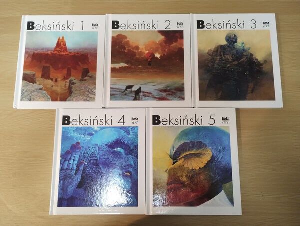 新品 Beksiski アート作品集 全5巻セット バラセット 輸入