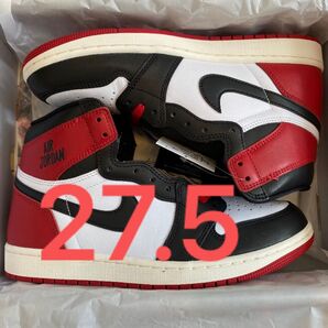 Nike Air Jordan 1 ナイキ エアジョーダン1 レトロ ハイ OG "つま黒 リイマジンド" 27.5cm