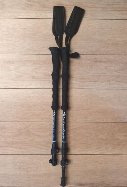 ジャンク品 ノーザンカントリー トレッキングポール アルミシャフト 125cm