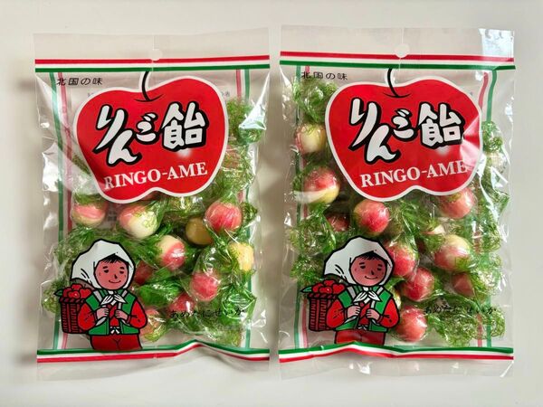 北国の味 りんご飴 2袋 飴屋六兵衛本舗 飴谷製菓