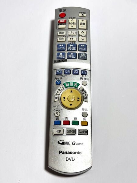 Panasonic BD用リモコン N2QAYB000186 動作品