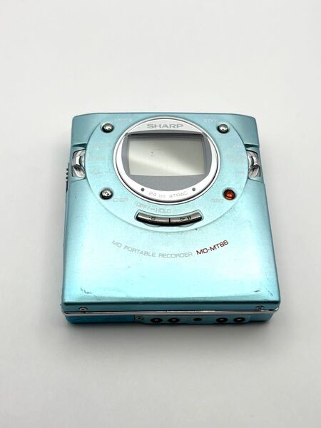 SHARP シャープ ポータブルMDプレーヤー レコーダー MD-MT66-A ジャンク品