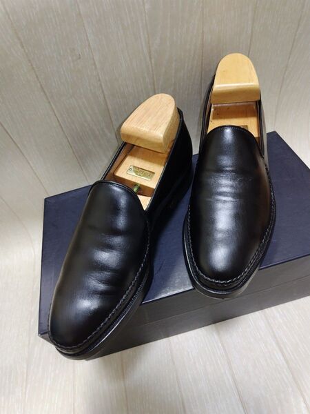中古 REGAL East Coast Collection リーガル コブラヴァンプ ローファー ブラック 黒 24.5 EE