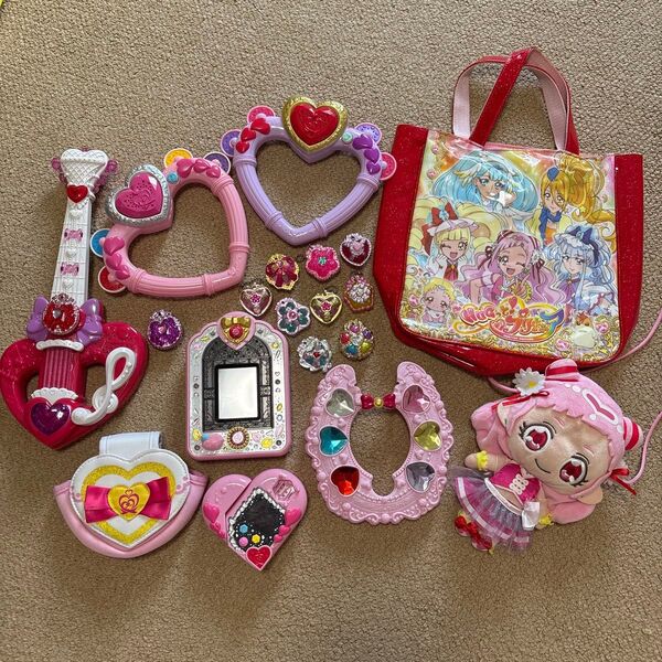ハグっとプリキュア バンダイ おもちゃ セット プリキュア ミライパッド ツインラブギター プリハート メロディタンバリン