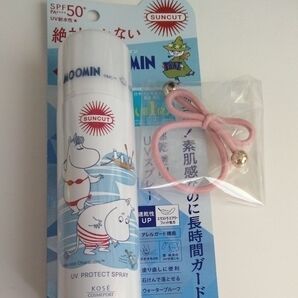 日焼け止めスプレー1本 ムーミン限定デザイン 絶対焼かない! UVスプレー 紫外線カット SPF50