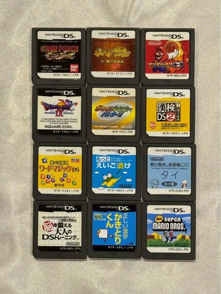 DS ゲームソフト のみ 12本セット ドラゴンクエストIX ポケモン不思議のダンジョン スーパーマリオ 等