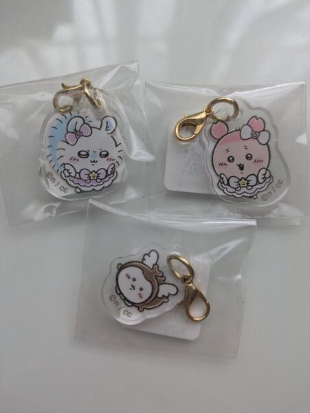 ちいかわくじ まじかるちいかわ アクリルチャーム モモンガ ガチャガチャ カニちゃん 古本屋さん ちいかぶ