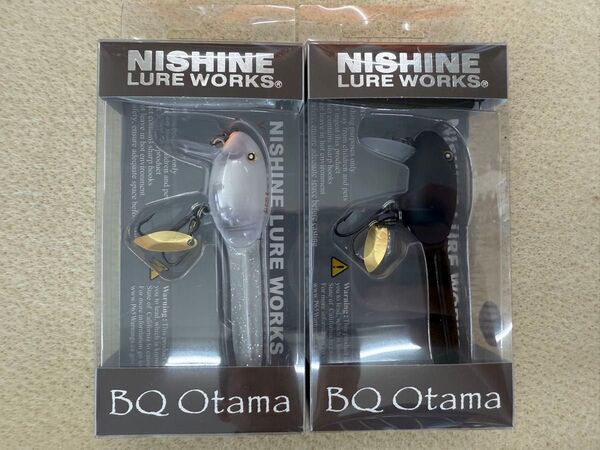 【新商品】ニシネルアーワークス BQオタマ 2色セット 未開封品 NISHINE LURE WORKS BQ Otama
