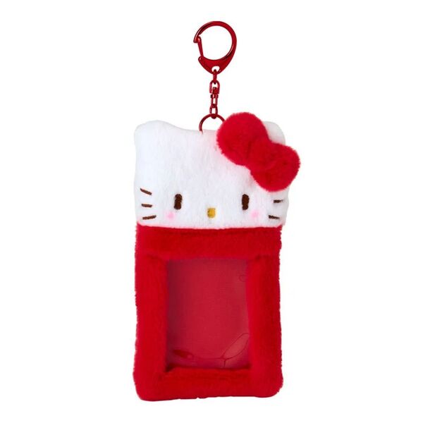 ハローキティ ボア生地トレーディングカード用ホルダー(エンジョイアイドル) サンリオ 新品