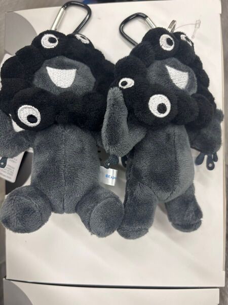 大阪関西万博限定 カラビナ付きマスコット ブラック セット ミャクミャク