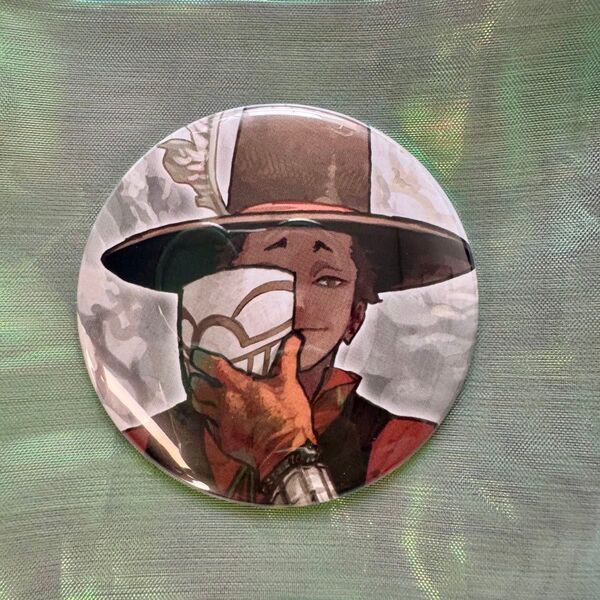 僕のヒーローアカデミアヒロアカ 原画展 コレクション缶バッジ SUPREME Mr.コンプレス