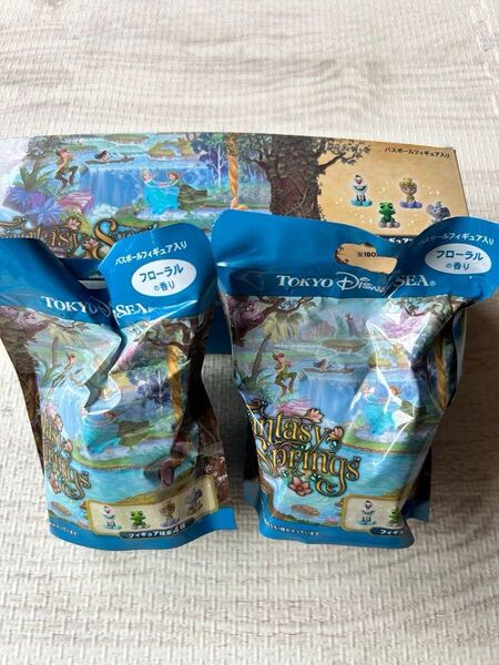ディズニーシー バスボール 2個セット ファンタジースプリングス オラフ ティンカーベル チーズ パスカルのうちの2つ フィギュア
