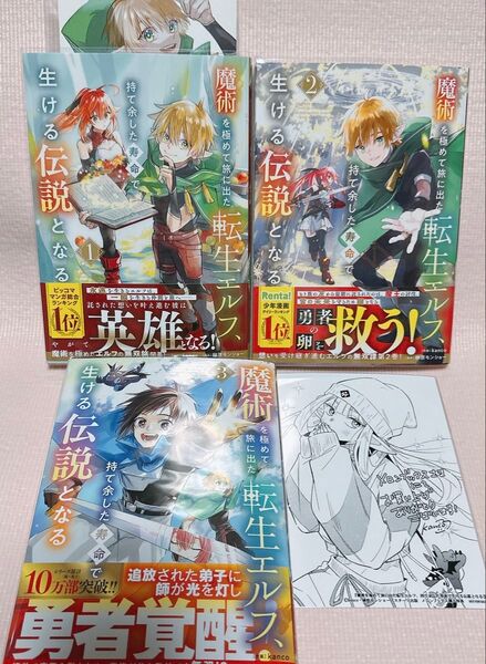 魔術を極めて旅に出た転生エルフ、持て余した寿命で生ける伝説となる 1〜3