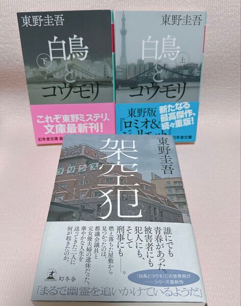 白鳥とコウモリ 上下 架空犯 東野圭吾/著