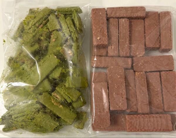 平塚製菓 アウトレット グラサージュ掛けウエハース抹茶 チョコ掛けウエハースバニラ風味 工場直売