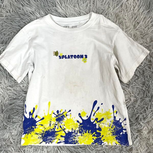 【UNIQLO】ユニクロ キッズ 半袖Tシャツ スプラトゥーン 120cm