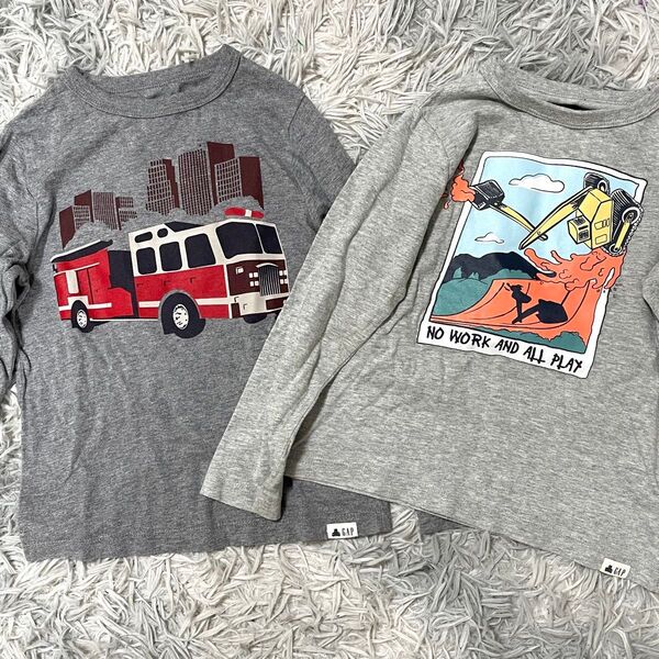 【GAP】ギャップ キッズ 長袖Tシャツ ロンT 110cm 2点セット