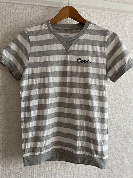 コーエン☆ボーダー柄Tシャツ S M グレー