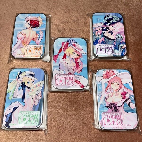 マクロスΔ 異国ロマンとワルキューレ ミント缶 スライド缶ケースセット フレイア カナメ 美雲 マキナ レイナ