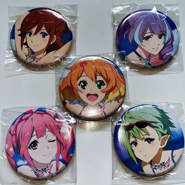 マクロスΔ ワルキューレ 非売品 缶バッジセット フレイア 美雲 カナメ レイナ マキナ