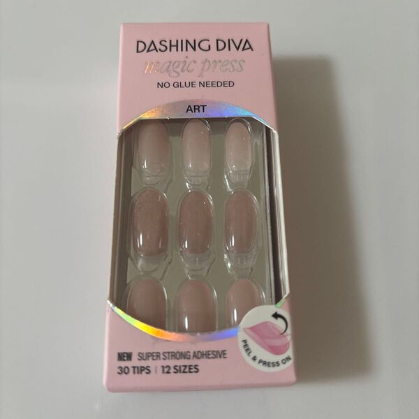 新品 DASHING DIVA ダッシングディバ MAGIC PRESS マジックプレス ネイルチップ 付け爪 ロングオーバル