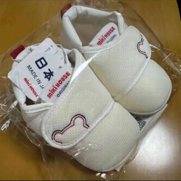 新品未使用 タグ付き ミキハウス ベビーシューズ