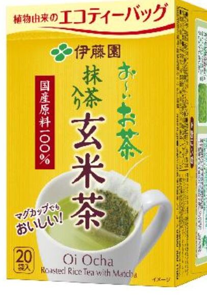 新品未開封 伊藤園お〜いお茶 エコティーバッグ抹茶入玄米茶 1箱20袋入