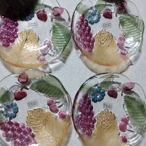 Otsuka 果物デザイン 皿 4枚セット 昭和レトロ
