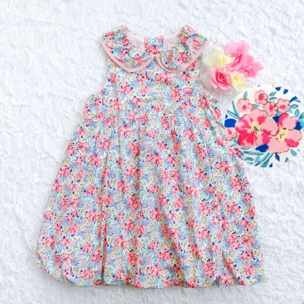 SENSE OF WONDER LIBERTY バルーンワンピース 小花柄 100 キッズ 女の子
