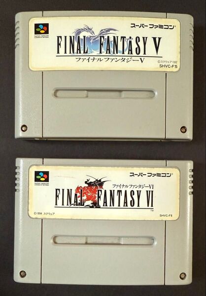 ファイナルファンタジー5 ファイナルファンタジー6 FF5 FF6 スーパーファミコン SFC 2本セット