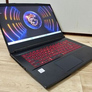 144Hz RTX 3050Ti core i7 10750H MSI GF63 Thin 10UD ゲーミング ノートPC