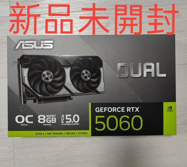 ASUS エイスース Dual GeForce RTX 5060 8GB GDDR7