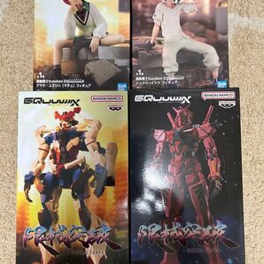4個セット 機動戦士ガンダム ジークアクス GQuuuuuuX フィギュア